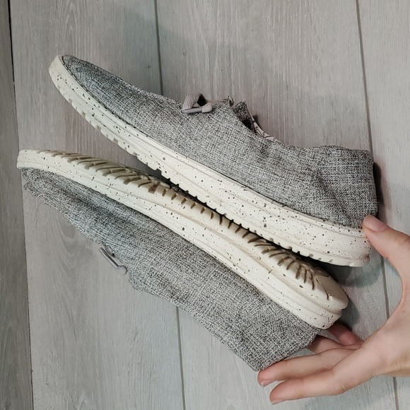 Hey Dude Womens Wendy L Linen Iron Loafer Slip on shoes sz 11 - Picture 8 of 12